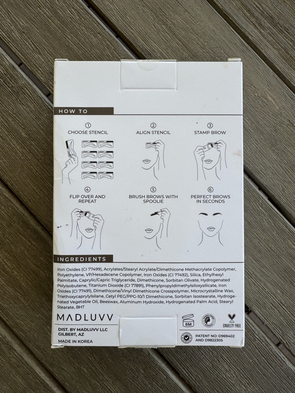 Madluvv The Brow Stamp Kit - Soft Brown - Picture 3 of 5